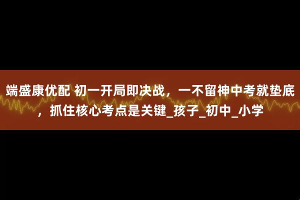 端盛康优配 初一开局即决战，一不留神中考就垫底，抓住核心考点是关键_孩子_初中_小学